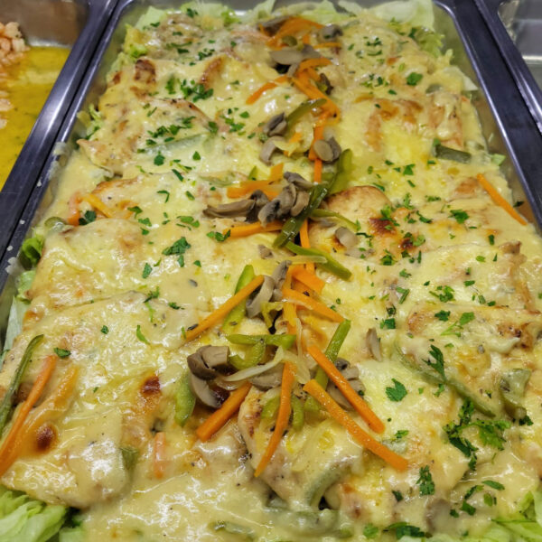 Filet de pollo a la crema
