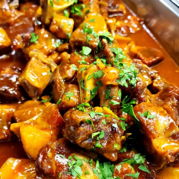 Cerdo en salsa agridulce