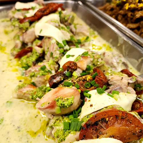 Pollo a la capresse