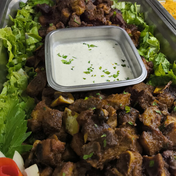 Cerdo en salsa ranch